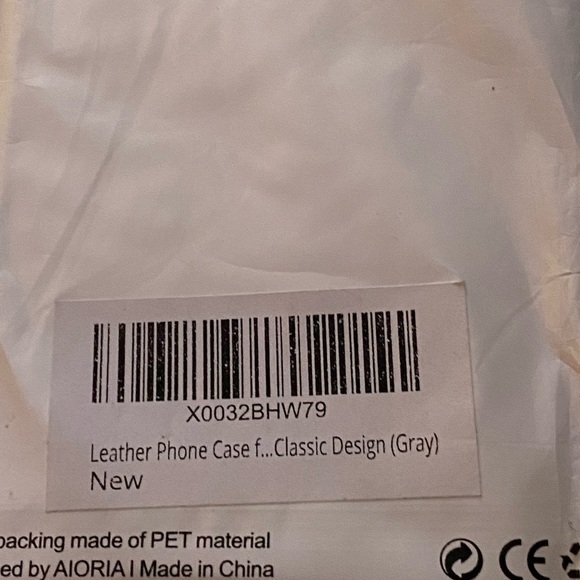 # 4 - Google Pixel 6A Gray leather phone case cover - Picture 3 of 10